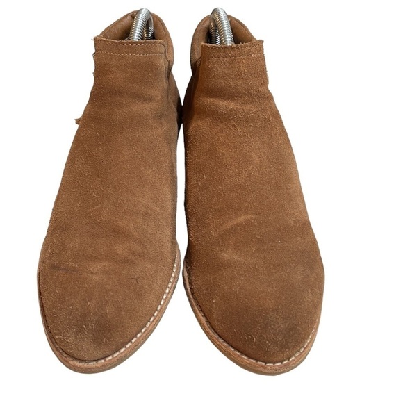 STEVE Madden Chestnut Suede Ankle Bootie SZ 8 - Picture 2 of 8